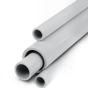مواسير UPVC جدول 80 مقاس ¼ 1 إنش سمك 4.85 مم لون رمادي فاتح