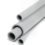 UPVC Pipes Schedule 80 Size 3 Inch Thickness 7.62 mm Light Gray