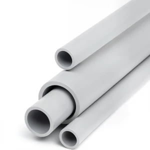 أنابيب UPVC جدول 80 مقاس ½ 1 إنش سمك 5.08 مم لون رمادي فاتح
