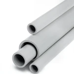 مواسير UPVC جدول 80 مقاس 3 إنش سمك 7.62 مم لون رمادي فاتح