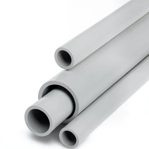 مواسير UPVC جدول 80 مقاس 3 إنش سمك 7.62 مم لون رمادي فاتح
