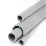 UPVC Pipes Schedule 80 Size 8 Inch Thickness 12.7 mm Light Gray