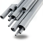 UPVC Pipes Nominal Pressure 10 Bar Outside Diameter 90 mm Thickness 4.3 mm Gray