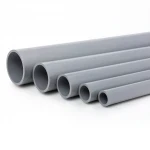 مواسير UPVC الجودة ضغط 2 بار  قطر خارجي 110 مم سمك 1.8 مم لون رمادي