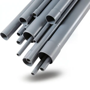 UPVC Pipes Nominal Pressure 10 Bar Outside Diameter 140 mm Thickness 6.7 mm Gray