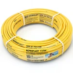 أنابيب HDPE PE 80 ضغط 10 بار قطر 40 مم سمك 3 مم لون أصفر | نيبروبلاست