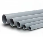 مواسير بلاستيك UPVC الجودة ضغط 4 بار  قطر خارجي 125 مم سمك 2.5 مم لون رمادي