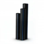 مواسير HDPE الجودة   SDR 26  قطر خارجي 160 مم سمك 6.2 مم لون اسود