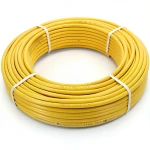 أنابيب HDPE PE 80 ضغط 10 بار قطر خارجي 50 مم سمك 3.7 مم لون أصفر | نيبروبلاست