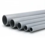 مواسير بلاستيك UPVC الجودة ضغط 4 بار  قطر خارجي 180 مم  3.6 مم لون رمادي