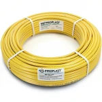 HDPE Pipes PE 80 Pressure 10 Bar 63 mm Diameter 4.7 mm Thickness Yellow | NEPROPLAST