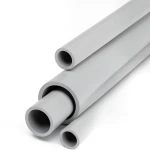 مواسير UPVC جدول 80 مقاس 1 إنش سمك 4.55 مم لون رمادي فاتح
