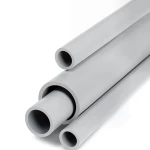 مواسير UPVC جدول 80 مقاس 2 إنش سمك 5.54 مم لون رمادي فاتح