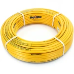 أنابيب HDPE نيبروبلاست PE 80 ضغط 10 بار قطر خارجي 90 مم سمك 6.7 مم لون أصفر | نيبروبلاست