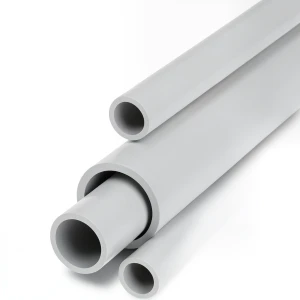 UPVC Pipes Schedule 80 Size 3 Inch Thickness 7.62 mm Light Gray