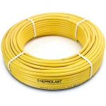 أنابيب HDPE PE 80 ضغط 10 بار قطر خارجي 25 مم سمك 1.9 مم لون أصفر | نيبروبلاست
