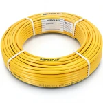 أنابيب HDPE PE 80 ضغط 10 بار قطر خارجي 25 مم سمك 1.9 مم لون أصفر | نيبروبلاست