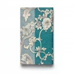 Classic Wallpaper Length 10m, Width 0.70m, Turquoise With Beige Color, Model rc16076