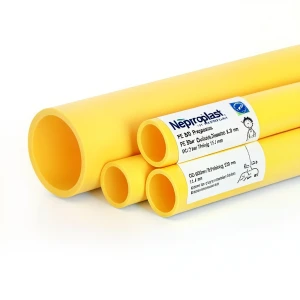 Neproplast HDPE Pipes PE 80 Pressure 3.2 Bar Outside Diameter 630 mm Thickness 15.4 mm Yellow | NEPROPLAST