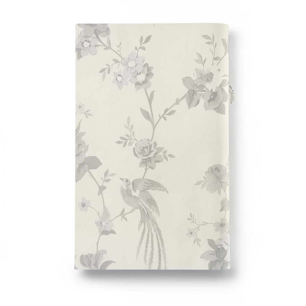 Floral Wallpaper 10m x 0.53m Light Beige, Model 440652