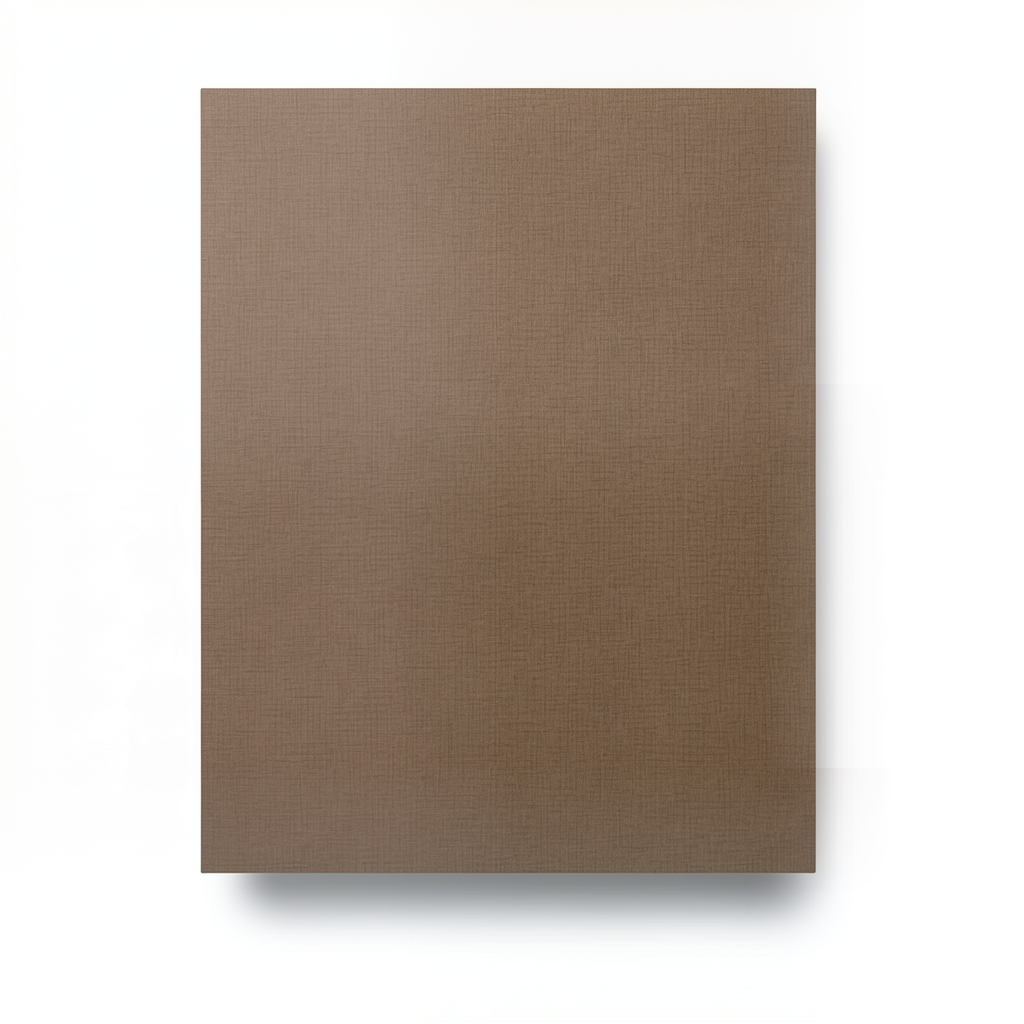 German Plain Wallpaper 10m x 0.53m Brown, Model 440874