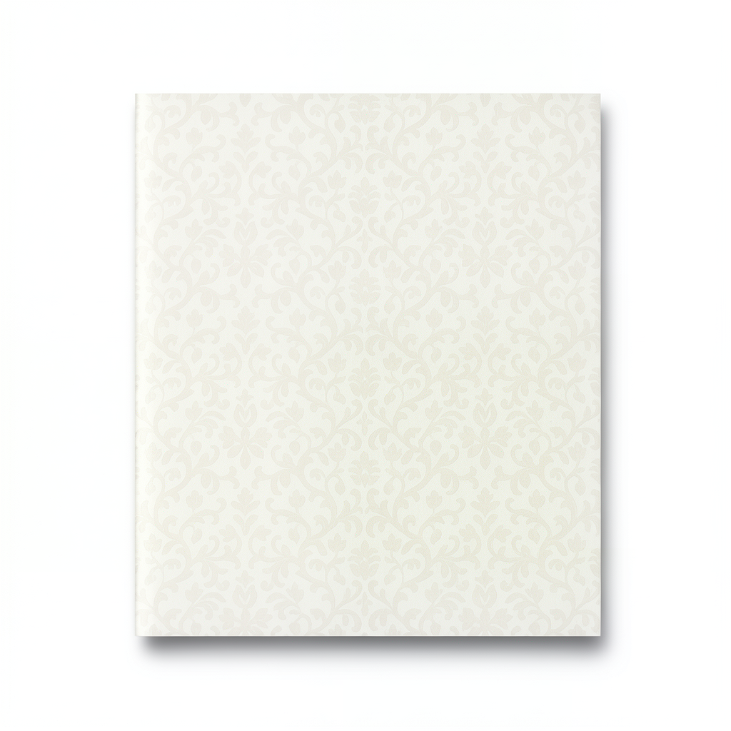 Italian Wallpaper Patterned Design Off White, Size 10mx0.70m, Model 15041