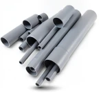 UPVC Pipes Nominal Pressure 10 Bar Outside Diameter 160 mm Thickness 7.7 mm Gray