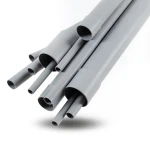 UPVC Pipes Nominal Pressure 10 Bar Outside Diameter 200 mm Thickness 9.6 mm Gray
