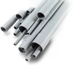 UPVC Pipes Nominal Pressure 6 Bar Outside Diameter 90 mm Thickness 2.7 mm Gray