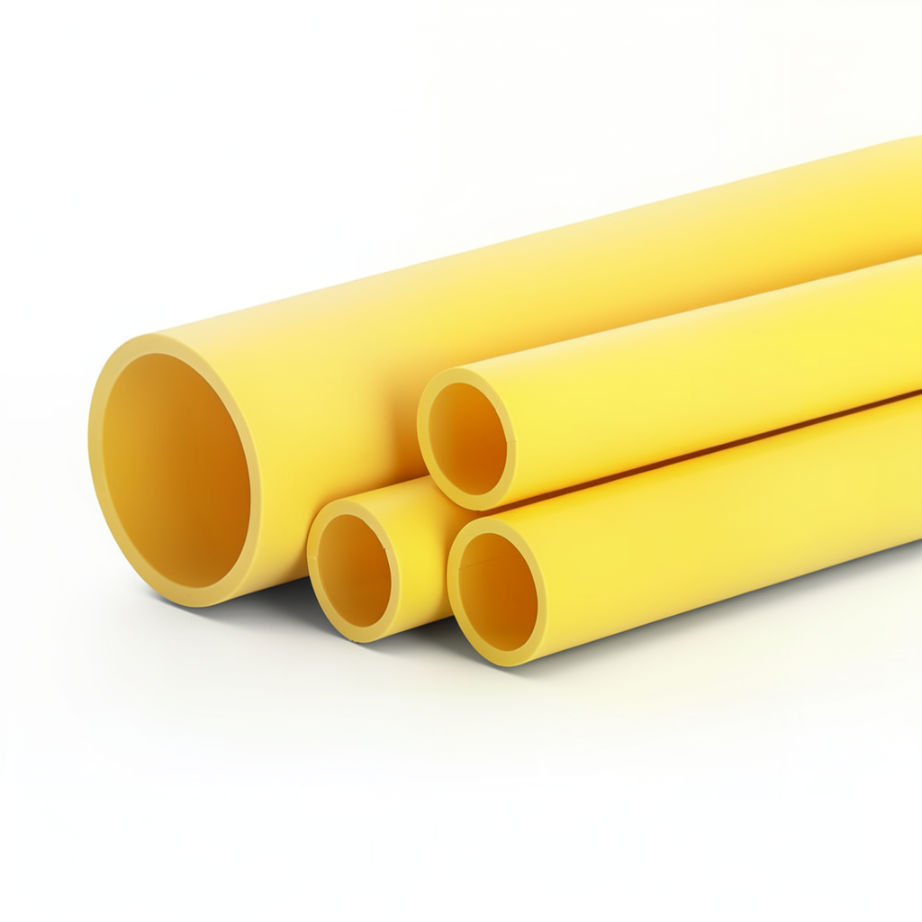 مواسير HDPE نيبروبلاست PE 80 ضغط 3.2 بار قطر خارجي 560 مم سمك 13.7 مم لون أصفر | نيبروبلاست