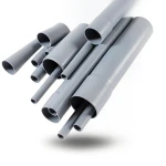UPVC Pipes 6 Bar Pressure 140 mm OD 4.1 mm Thickness Gray