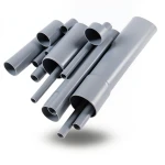 UPVC Pipes Nominal Pressure 6 Bar Outside Diameter 90 mm Thickness 2.7 mm Gray