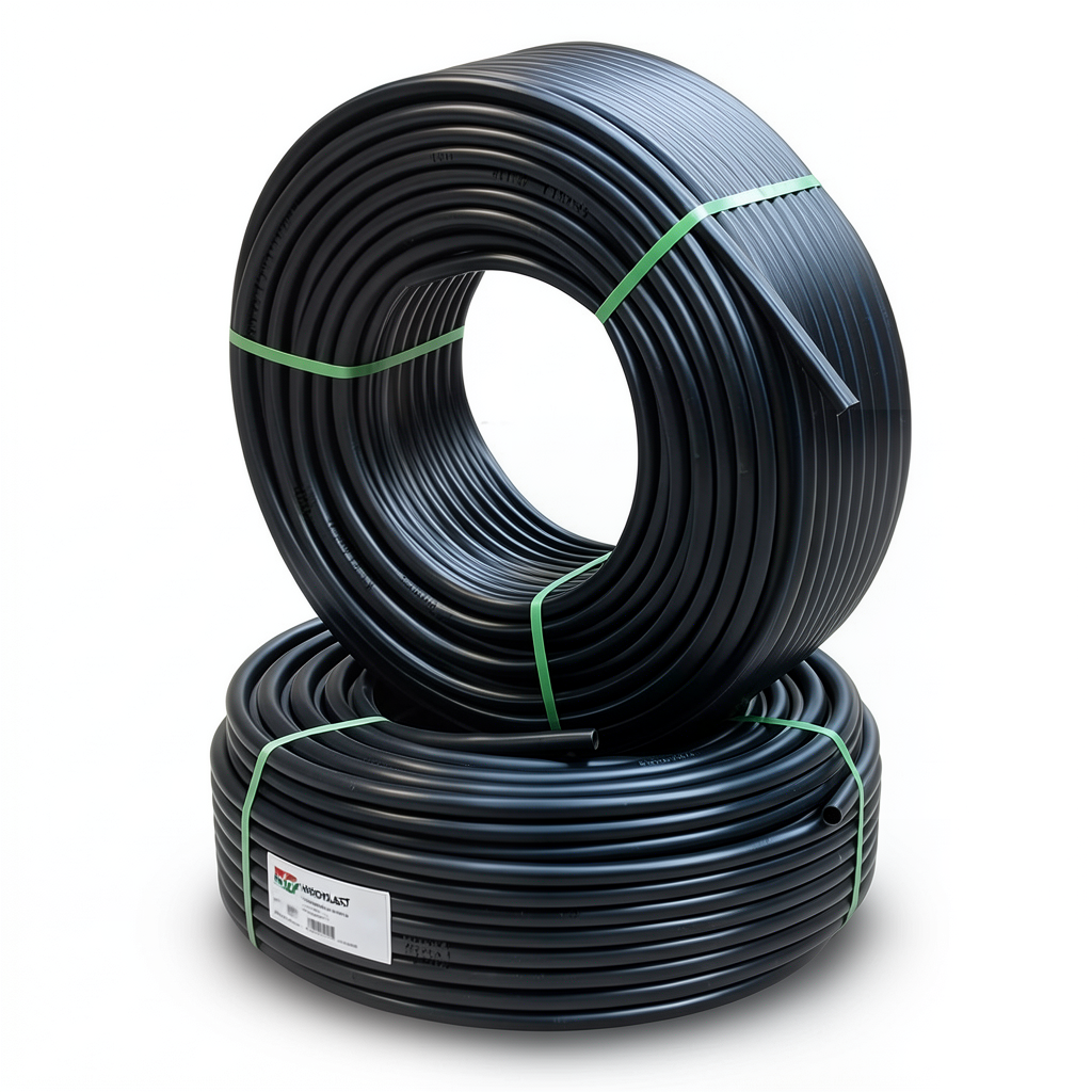 HDPE Pipes PE 80 Pressure 10 Bar 20 mm OD 1.8 mm Thickness Black | NEPROPLAST