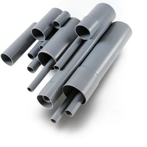 UPVC Pipes Nominal Pressure 6 Bar Outside Diameter 250 mm Thickness 7.3 mm Gray