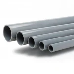 مواسير UPVC الجودة ضغط 4 بار   500 مم سمك 9.8 مم لون رمادي