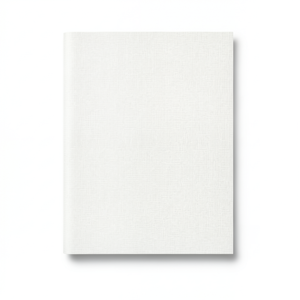 German Plain Wallpaper 10m x 0.53m Off White, Model 440812