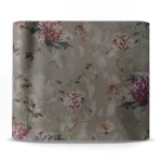 Italian Wall Decoration Floral Pattern 10m x 1.06m Dark Beige