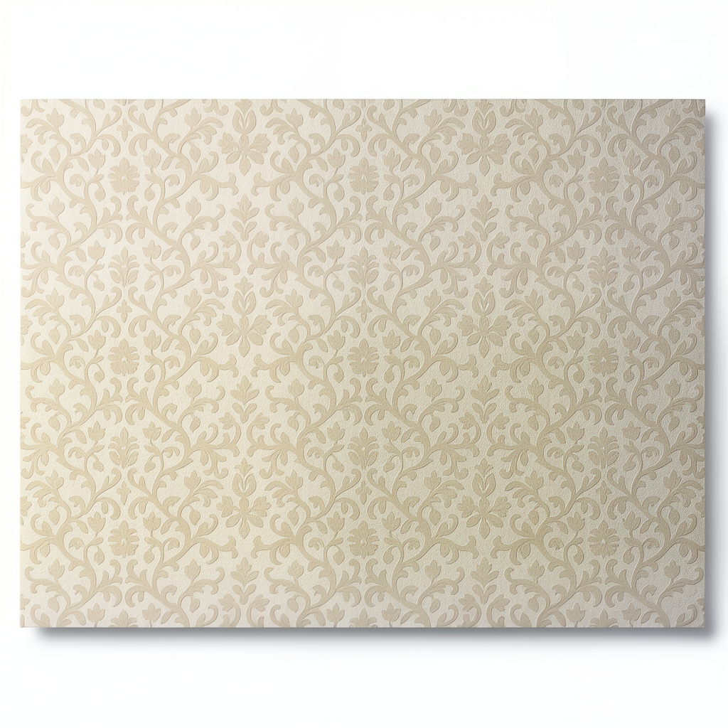 Italian Wallpaper Patterned Design Beige Color, Size 10mx0.70m, Model 15037