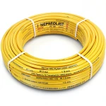 أنابيب HDPE PE 100 ضغط 4 بار قطر 75 مم سمك 1.9 مم لون أصفر | نيبروبلاست
