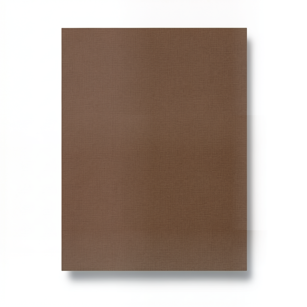 German Plain Wallpaper 10m x 0.53m Brown, Model 440874