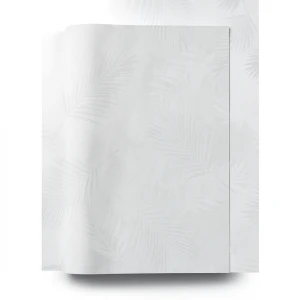 German Leaf Patterned Wallpaper 10m x 0.53m Light Gray, Model 02579-05