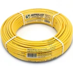 أنابيب HDPE نيبروبلاست PE 100 ضغط 4 بار قطر خارجي 110 مم سمك 2.7 مم لون أصفر | نيبروبلاست