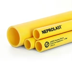 HDPE Pipes PE 100 Pressure 4 Bar Outside Diameter 180 mm Thickness 4.4 mm Yellow | NEPROPLAST