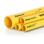 مواسير HDPE PE 100 ضغط 4 بار قطر خارجي 200 مم سمك 4.9 مم لون أصفر | نيبروبلاست
