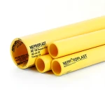 مواسير HDPE نيبروبلاست PE 100 ضغط 4 بار قطر خارجي 160 مم سمك 4.0 مم أصفر | نيبروبلاست