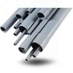 UPVC Pipes Nominal Pressure 6 Bar Outside Diameter 50 mm Thickness 1.8 mm Gray
