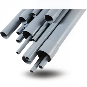 UPVC Pipes Nominal Pressure 6 Bar Outside Diameter 50 mm Thickness 1.8 mm Gray