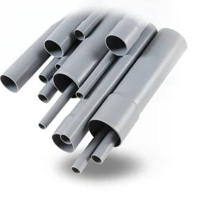 UPVC Pipes Nominal Pressure 6 Bar Outside Diameter 125 mm Thickness 3.7 mm Gray