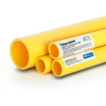 مواسير HDPE نيبروبلاست PE 100 ضغط 4 بار قطر خارجي 355 مم سمك 8.7 مم أصفر | نيبروبلاست