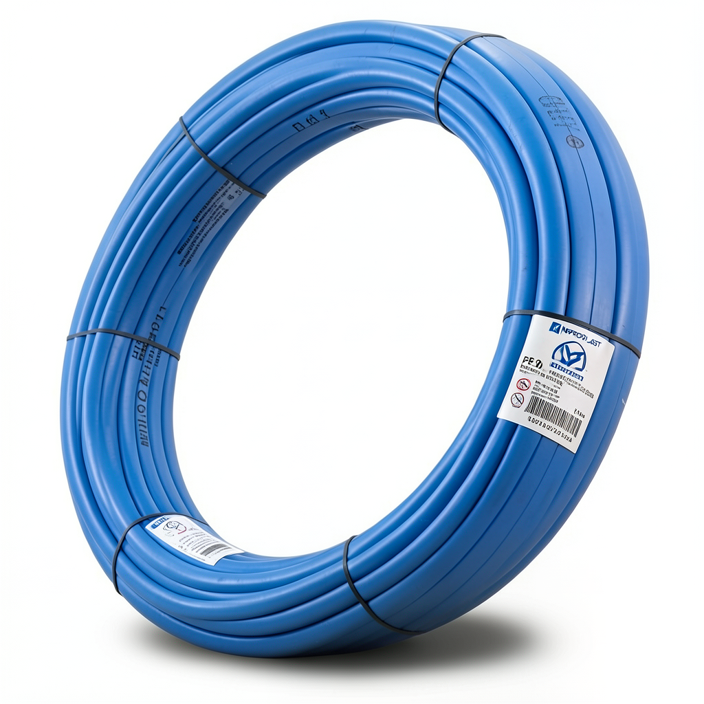 أنابيب HDPE PE 80 ضغط 10 بار قطر خارجي 32 مم سمك 2.4 مم لون أزرق | نيبروبلاست